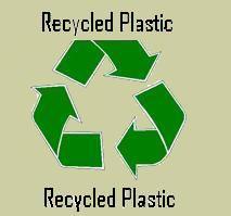 We only use Recycled Plastc